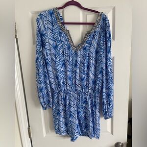 Lilly Pulitzer Embellished Colby Romper